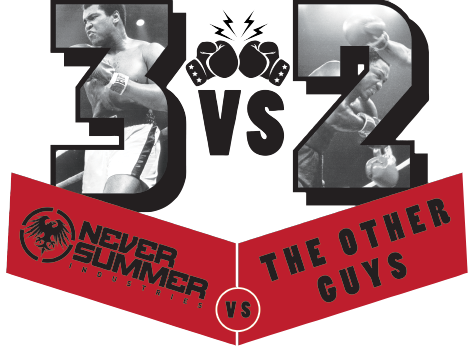 Never Summer vs The Other Guys. 3x2
